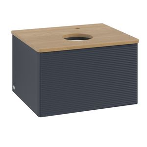 Wastafelonderkast Antao 600x360x500mm Mid.Blue Matt Lacquer K29151HG