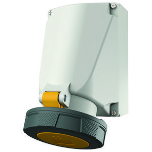 Wandcontactdoos 63A 3-polig  4H 110V IP67