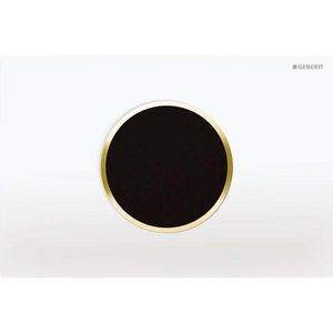 Onderdeel plaat 1-toets Sigma10 ROUND IR wit/goud/wit