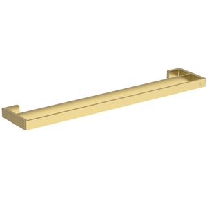 conca handdoekhouder 60cm rechthoekig dubbel brushed gold (mat goudkleurig) T4
