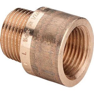 Kraanverlengstuk brons 3/4"x15mm VVE=10