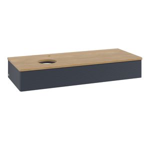Wastafelonderkast Antao 1200x190x500mm Mid.Blue Matt Lacquer K11151HG
