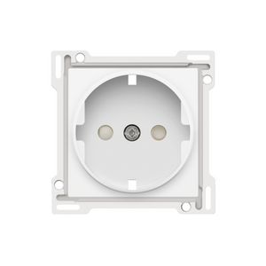 Afwerkingsset stopcontact hoogglans wit