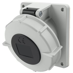 Inbouwwandcontactdoos 32A 4-polig  7H 500V IP67 TwinCONTACT