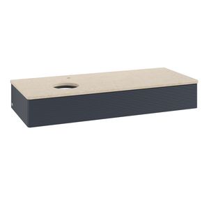 Wastafelonderkast Antao 1200x190x500mm Mid.Blue Matt Lacquer K11153HG
