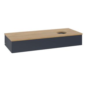 Wastafelonderkast Antao 1200x190x500mm Mid.Blue Matt Lacquer K12011HG