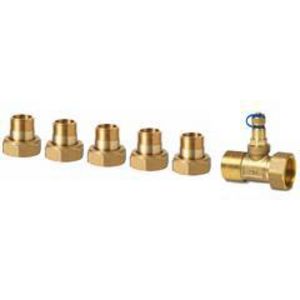 Koppeling ALN15.205B/1-ALP57 6-weg mPICV DZR m. CW602N DN20