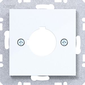 Centraalpl diam.22,5 mm A.x/C.x/S.1/B.x/Q.x/K.x lichtwit gl.
