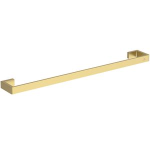 conca handdoekhouder 60cm rechthoekig enkel brushed gold (mat goudkleurig) T44