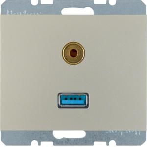 USB/audio 35mm mini-Jack wcd berker K.1/K.5 edelstaal