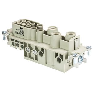 Contactblok female insert POW BUS 6/6 gc ca AG VVE=10
