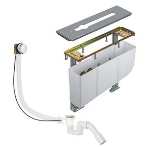 Montageblok tbv 3-gats badmengkraan  met 71826 Kludi