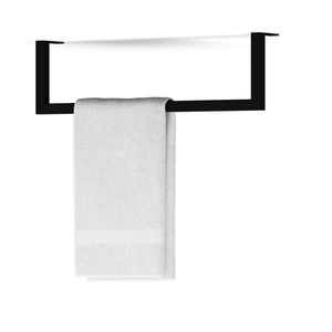 Rail handdoekhouder 500mm mat zwart