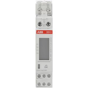 D11 15-M 40 Modbus, Energiemeter MID, 1 fase direct 40 A
