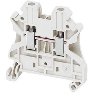 Doorvoer klemmenblok 2,5mm² Enkel niveau Wit Linergy VVE=50