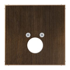 Afdekking luidspreker-BNC LS messing antiek