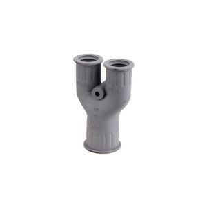 Y-stuk TPE kunststof Ø21,2mm - 2x Ø15,8mm grijs IP66 VVE=10