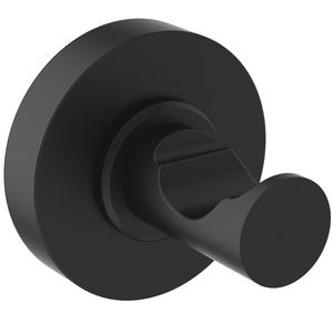 Handdoekhaak 48 x 45 x 48mm enkel silk black IOM