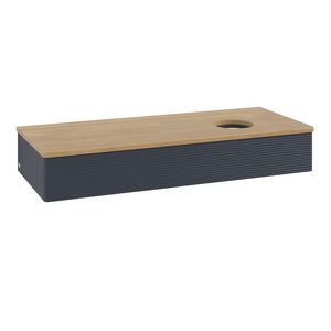 Wastafelonderkast Antao 1200x190x500mm Mid.Blue Matt Lacquer K12111HG