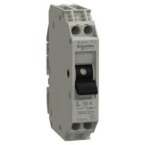 Stuurstroomautomaat 1P+N 16A TeSys GB26 VVE=6