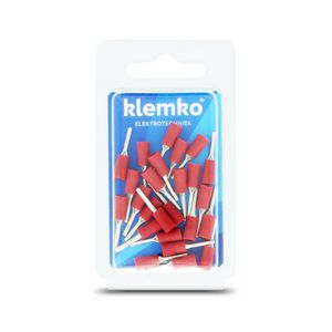 Blister a 25st. geisoleerde pensteker P9,5 0,5-1,5mm² PVC