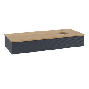 Wastafelonderkast Antao 1200x190x500mm Mid.Blue Matt Lacquer K12151HG