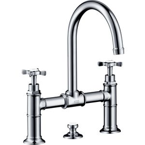 AXOR Montreux 3-gats wastafelmengkraan brugmodel chroom