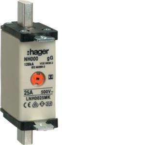 Mespatroon NH000 25A 500V gG combimelder geisoleerd VVE=3