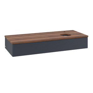Wastafelonderkast Antao 1200x190x500mm Mid.Blue Matt Lacquer K12152HG