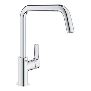Eurosmart keukenmengkraan hoge uitloop sprong 228mm 1-hendel chroom (prof)