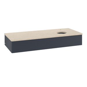 Wastafelonderkast Antao 1200x190x500mm Mid.Blue Matt Lacquer K12153HG
