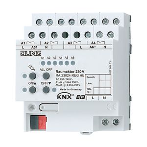 Ruimteactor univoudig 4x14A + 2xPWM KNX