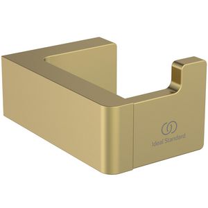 conca handdoekhaak rechthoekig enkel brushed gold (mat goudkleurig) T4506A2