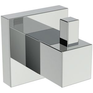 IOM square handdoekhaak enkel chroom