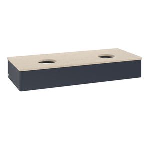Wastafelonderkast Antao 1200x190x500mm Mid.Blue Matt Lacquer K13013HG