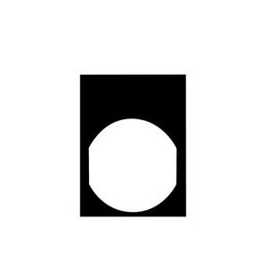 Etiket 30x40mm Zwart Harmony XB4/XB5 VVE=10