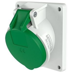 Inbouwwandcontactdoos 16A 4-polig  2H 50V 300Hz IP44 TWIN