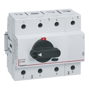 Doos a 90m. Scheidingsschakelaar DSX160 3P-100A-Maat 1-beves