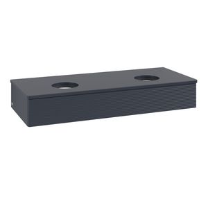 Wastafelonderkast Antao 1200x190x500mm Mid.Blue Matt Lacquer K13110HG