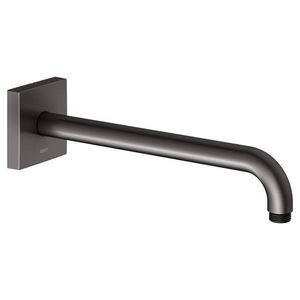 Douchearm wandaansl/ rozet uit. 300mm titaanzwart geborsteld