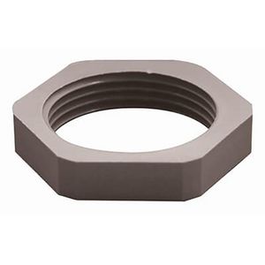 Locknut Polyamide 6+25 glasvezel PG42 RAL7001