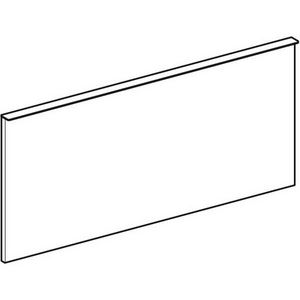 Vullade tbv zijkast breedte 89 xhoogte 472 cm Alpien wit