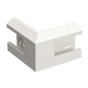 Buitenhoekstuk +D YH-165V/52 WGX wit RAL9010