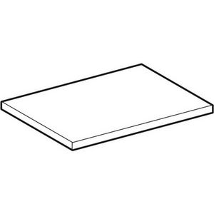 inlegbodem voor iCon hoge kast: B=36cm, Eiken