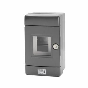 WATERDICHTE KAST NOODSYSTEEM DIN-RAIL 4 MODULE EN50022 GR