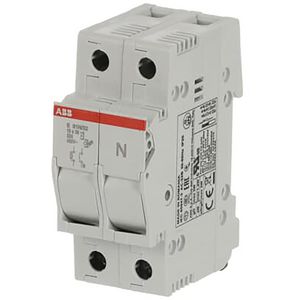 Zekeringafschakelhouder 1p+n Max 32A voor 10,3x38mm