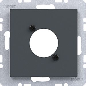 Centraalpl voor XLR connector D-serie A.x/C.x/S.1/B.x/Q.x/K.