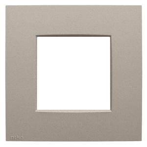 Enkelvoudige afdekplaat Niko Intense claystone textured