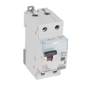 Aardlekautomaat 1P + N C6A 10kA 30mA