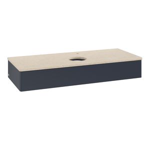 Wastafelonderkast Antao 1200x190x500mm Mid.Blue Matt Lacquer L10053HG